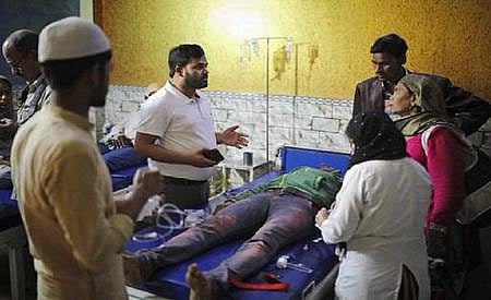 Al Hind Hospital owner MA Anwar (in t-shirt) alleges he was questioned for 10 hours by the special cell and the crime branch of the Delhi Police. (File photo)