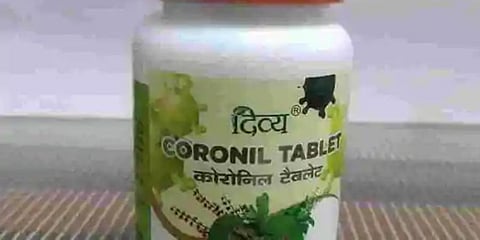 The Ayurvedic concoction was launched as a cure for Covid-19 by Baba Ramdev’s company
