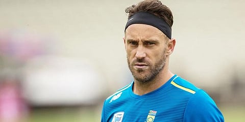 South Africa batsman Faf du Plessis (Photo | AFP)
