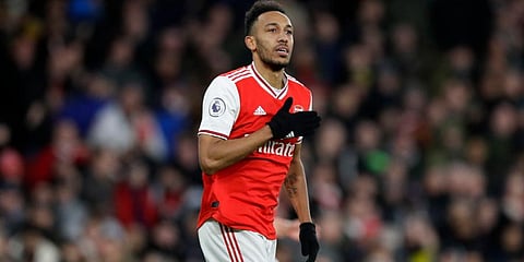 Arsenal's Pierre-Emerick Aubameyang (Photo | AP)