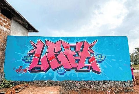 Palms sweaty Left Hander Graffiti