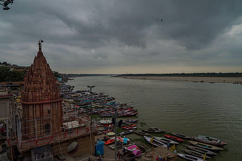 River Ganga in Varanasi. (Photo| PTI)