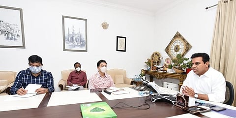 Industries and IT Minister KT Rama Rao assured that the State government would take steps to sustain the development of the construction sector. (Photo | EPS)