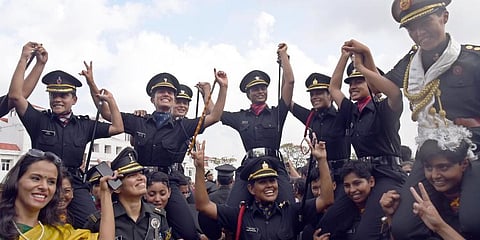 The Supreme Court gave one more month to the Centre to give all serving SSC Army women officers permanent commission. (Photo | Martin Louis, EPS)
