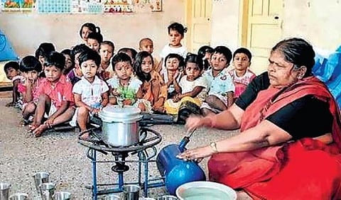 The SNF service will be provided through over 10,000 Anganwadi centres. (File Photo)