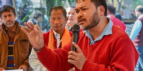 Jailed activist Akhil Gogoi (Photo | PTI)