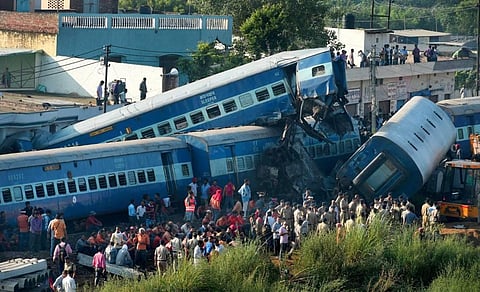 The Kalinga Utkal Express was on its way from Puri in Odisha to Haridwar (UP) when 14 coaches of the train derailed at Khatauli town in the district on August 19, 2017 killing 23 people. (Photo | PTI)