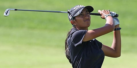 Indian golfer Aditi Ashok (File photo| AFP)