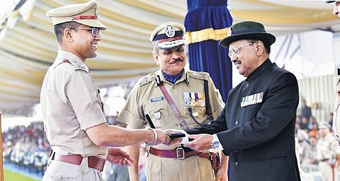 Naresh Kumar had last won gallantry medal on Republic Day for leading the team that killed three Lashkar-e-Taiba terrorists at Srinagar’s Chattabal area. (Photo | Twitter)