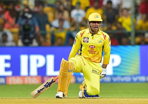 CSK skipper M S Dhoni. (Photo | PTI)