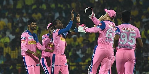 Rajasthan Royals players in action. (FIle | EPS)
