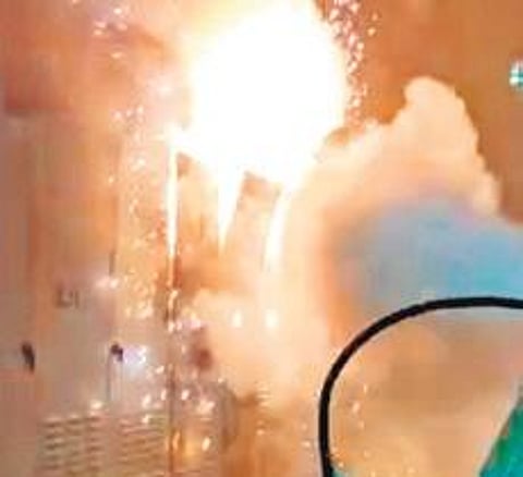 The preliminary assessment by the officials of TS Genco found that a short circuit caused the fire.