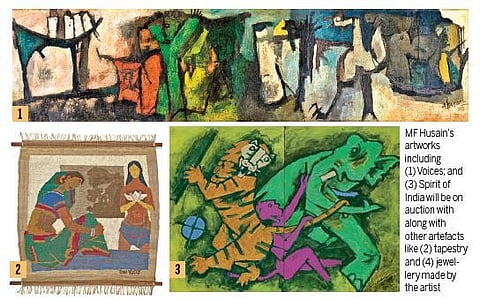 Going once, going twice: Rare works of artist MF Husain up for auction