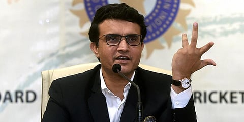 BCCI President and former India captain Sourav Ganguly (File photo| PTI)