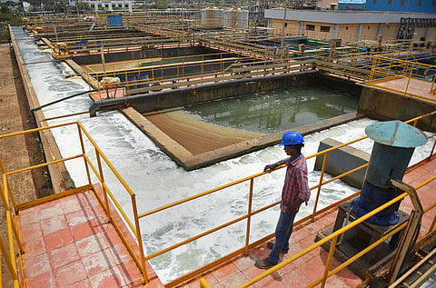 Image of desalination plant for representational purpose only.