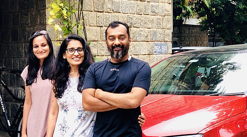 (From left) Jyolsna Panicker, Aparna Viswanathan and Roby Mathew