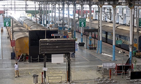 File photo of Chennai Central Railway Station (Photo | Martin Louis/EPS)