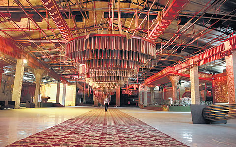 A wedding hall.