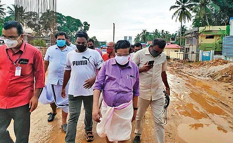 Minister Kadakampally Surendran visiting Kazhakoottam on Monday