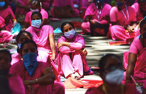 The Opposition UDF has strongly criticised the Kerala government over the low wages of ASHA workers, demanding that they receive a retirement benefit of Rs 5 lakh.