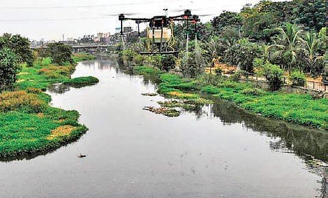 Representational image of Musi river (Photo | EPS)