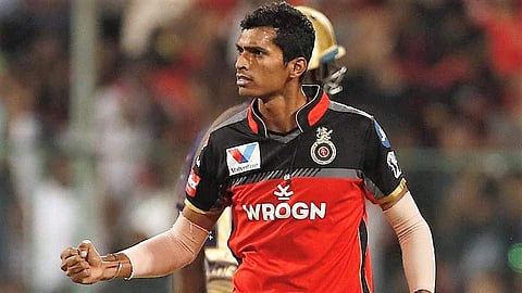 Royal Challengers Bangalore bowler Navdeep Saini. (File | AP)