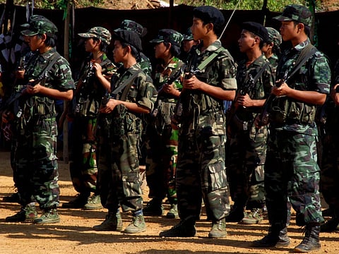 The NSCN-K militants (Photo | EPS)