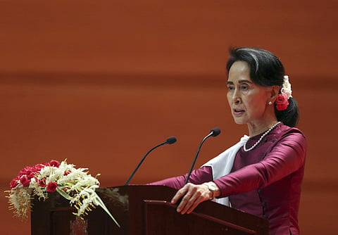 Aung San Suu Kyi (Photo | AP)