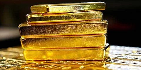 Image of gold bars used for representational purpose only