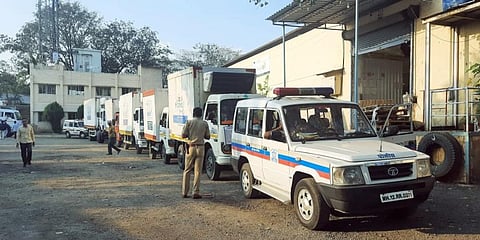 Kool-ex Cold Chain Ltd in Pune prepared to transport the COVID19 vaccines from Serum Institute of India to other parts of the country. (Photo | ANI)
