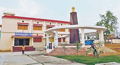 The newly-constructed building of Western Odisha Freedom Fighters Memorial Hall and Museum