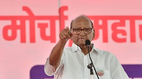 NCP (Sharadchandra Pawar) chief Sharad Pawar.
