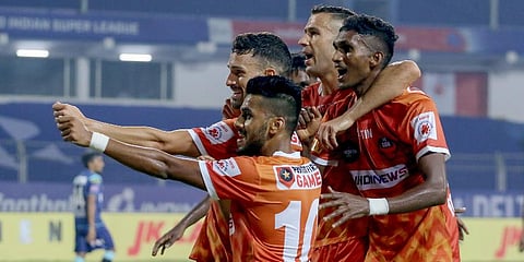 FC Goa players (Photo | PTI)