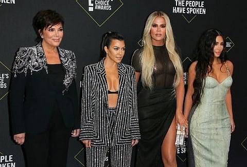 (L-R) Business women/media personality Kris Jenner, Kourtney Kardashian, Khloé Kardashian and Kim Kardashian (Photo | AFP)