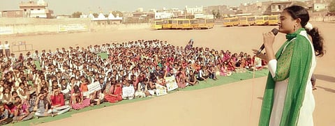 Kriti Bharti’s NGO Saarthi Trust provides counselling to kids & families, takes charge of rehabilitation of such children. (Photo | EPS)
