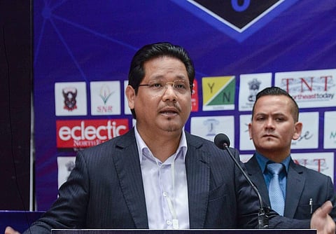 The Confederation of Meghalaya Social Organisations has asked all legislators from the state including CM Conrad Sangma (in pic) to hold an agitation in favour of the ILP (File Photo | PTI)