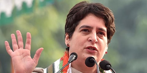 Congress general secretary Priyanka Gandhi (Photo | PTI)