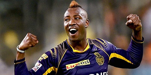 KKR all-rounder Andre Russell (File photo| PTI)