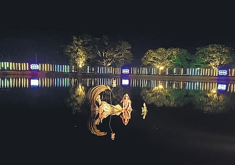 Temple premises (Photo | Ayesha Singh)