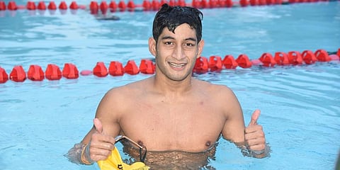 Swimmer Kushagra Rawat. (Photo | Nagaraja Gadekal, EPS)