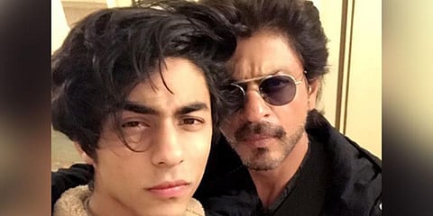 Bollywood actor Shah Rukh Khan with his son Aryan Khan (Photo | Shah Rukh Khan Instagram)