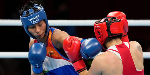 Indian boxer Lovlina Borgohain (Photo | AP)