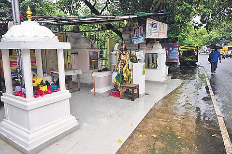 The temple built near the Corporation Park at Mogappair East | DEBADATTA MALLICK