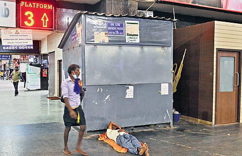 An Amma water kiosk at Koyambedu Bus Stand that has been discontinued | DEBADATTA MALLICK