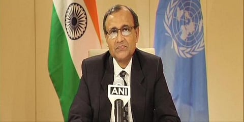 India's Permanent Representative to the United Nations Ambassador TS Tirumurti (Photo | ANI)
