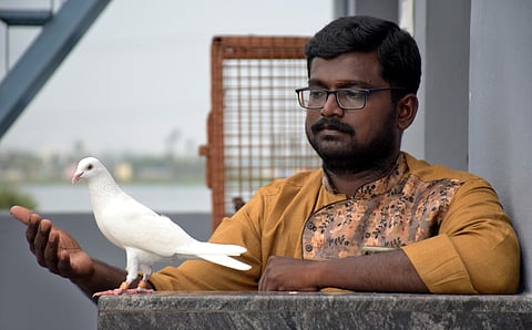 The Coimbatore District Pigeon Welfare Association has recognised the bird’s talent and Udayan plans to approach the Guinness Book of Records for an entry.