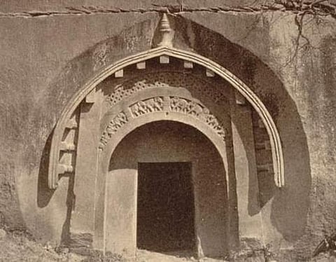 The Lomas Rishi cave in Bihar’s Barabar hills (3rd century BCE)