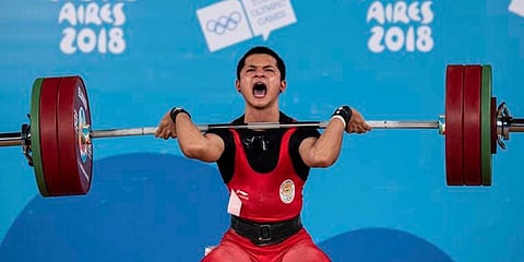 Indian weightlifter Jeremy Lalrinnunga (Photo | AP)