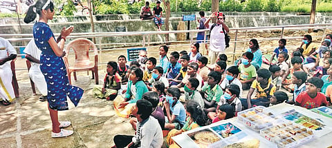 Aswatha conducts seminars for her peers and adults