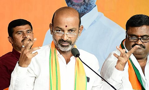 Minister of State for Home Affairs Bandi Sanjay Kumar